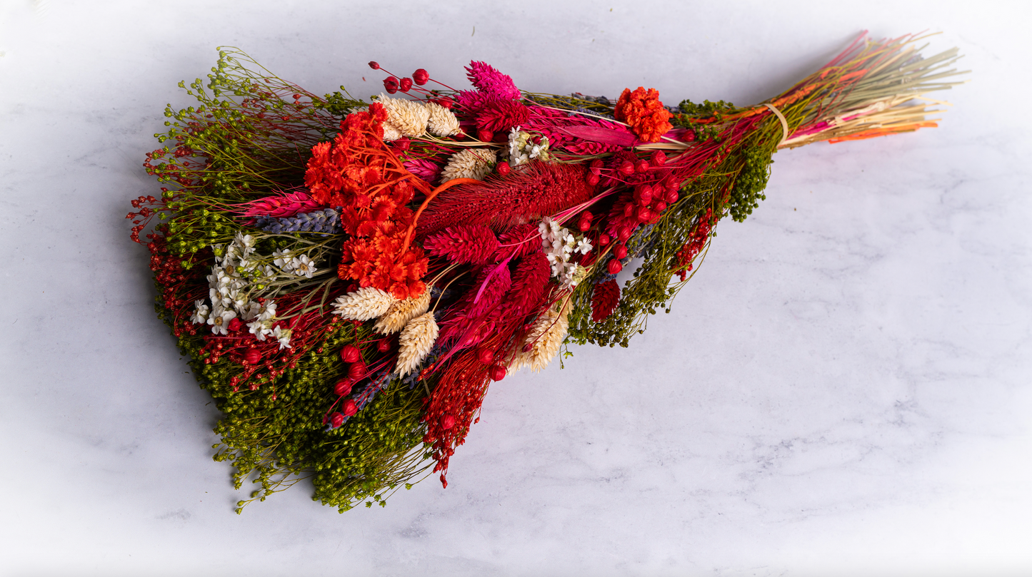 Vertical Bouquet - Red