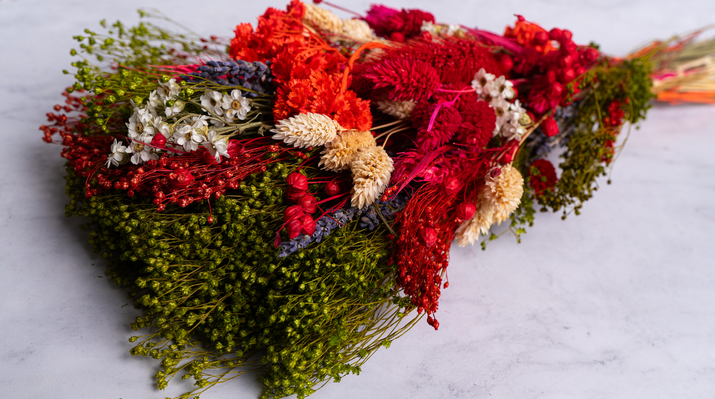 Vertical Bouquet - Red