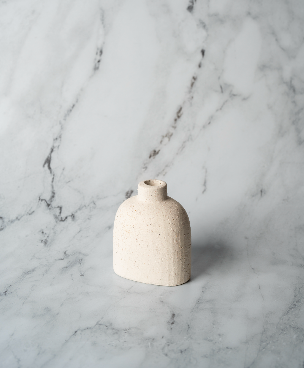 Stone Vase - White